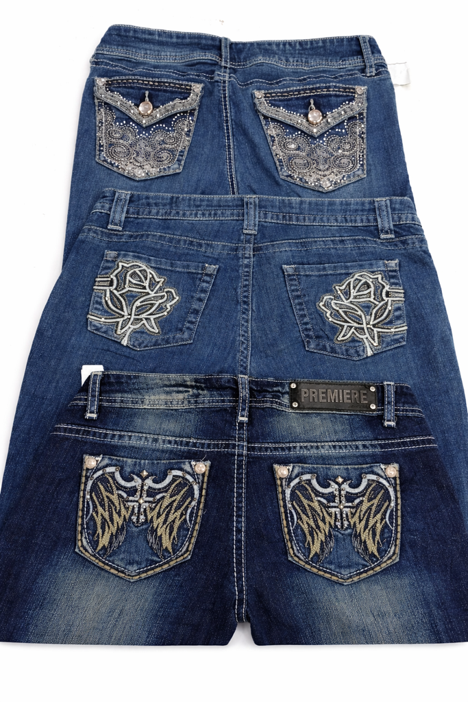 CR7319 Y2K Flare Jeans