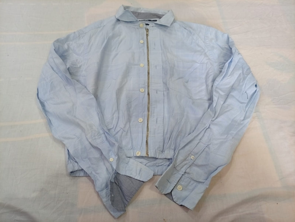 CR13145 Upcycled Mix Branded Crop Shirts
