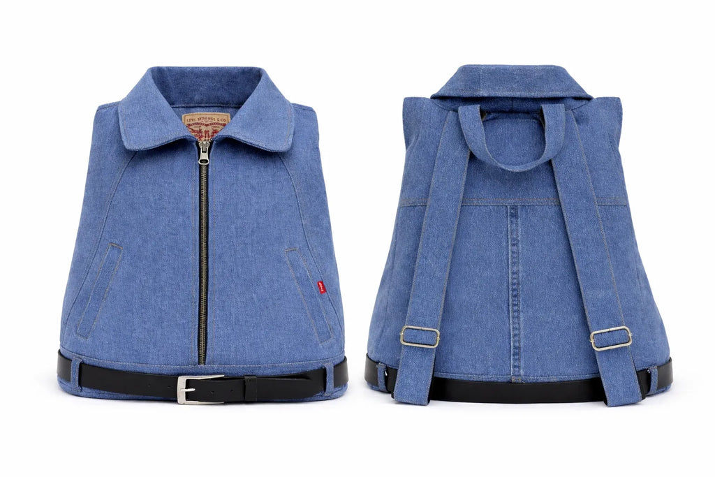 CR1503 Upcycled Denim Backpack