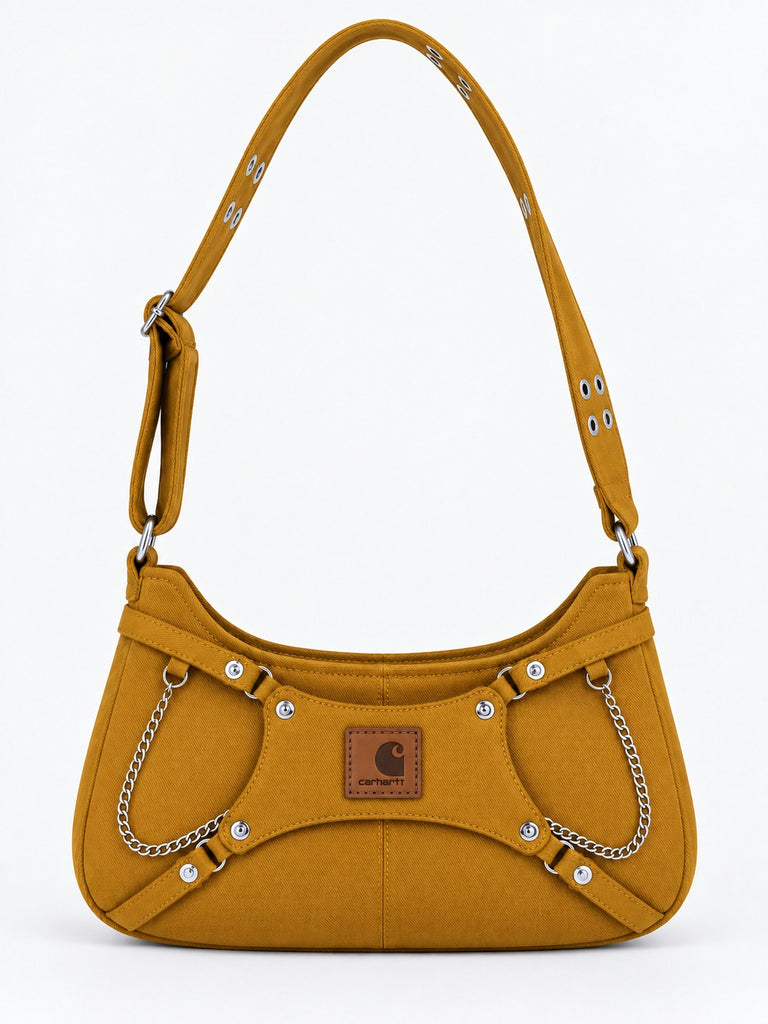 CR2283 UPCYCLED CARHARTT HARDWARE SHOULDER BAG