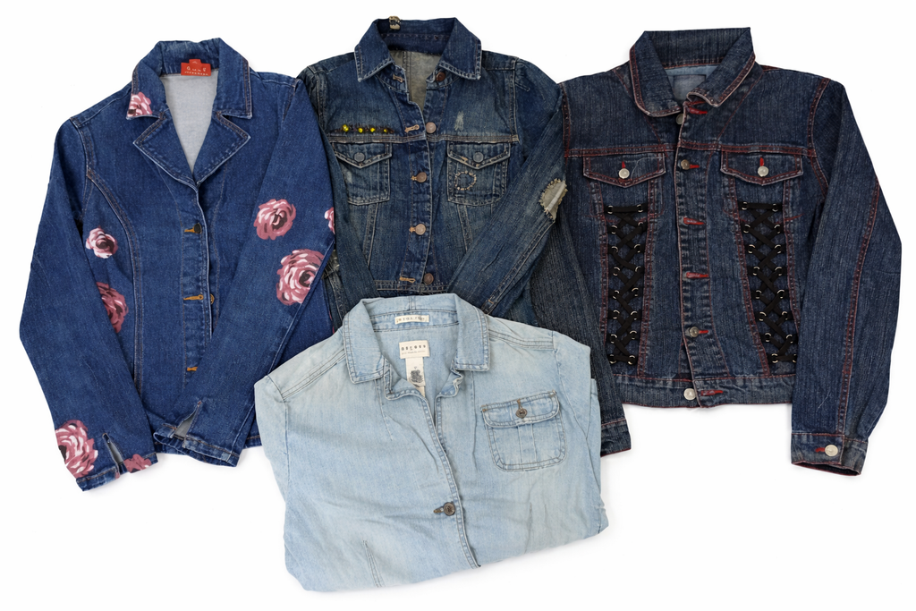 CR7122 Y2K Ladies Denim Jackets