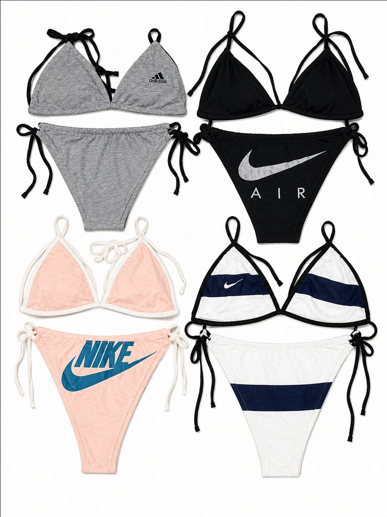 CR9818 Upcycled Mix Branded Bikinis