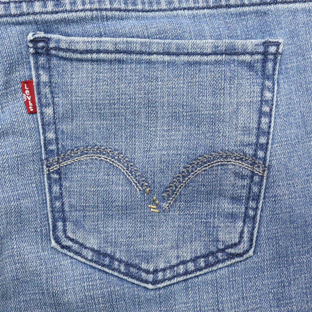 CR1419 Stripe Panel Flare Jeans – Sporty Rework Denim