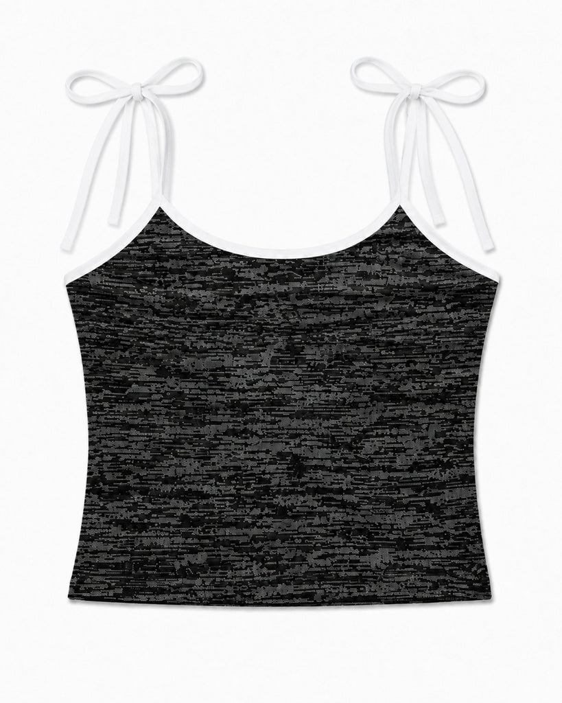 CR2196 UPCYCLED WARRIORS BASKETBALL JERSEY CAMI TOP