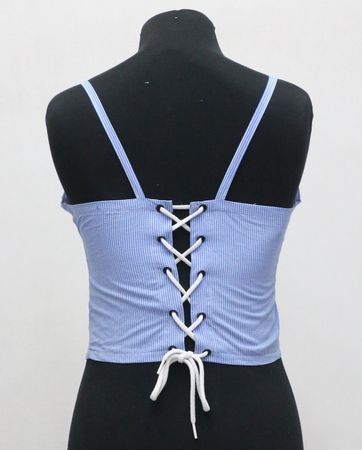 CR1446 Upcycled Corset Top