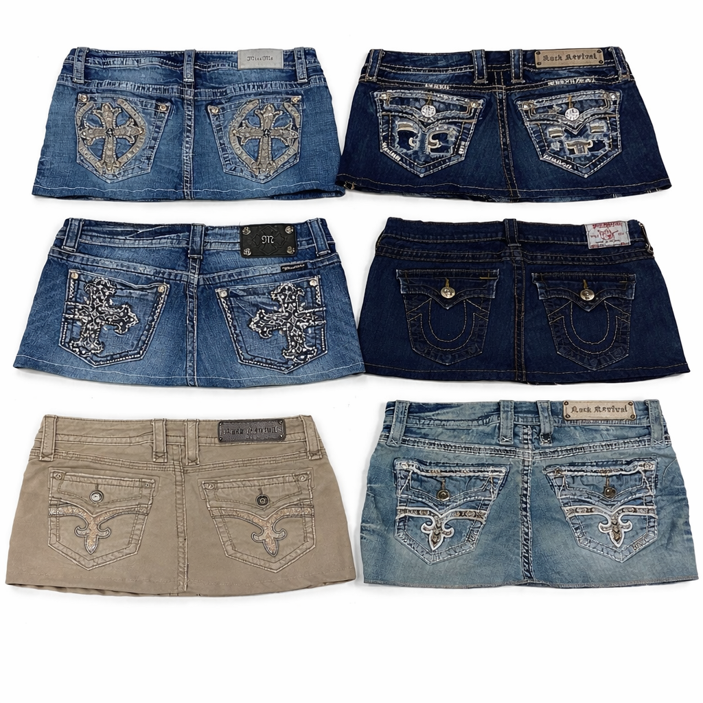 CR7332 Rework Mix Branded Skirts