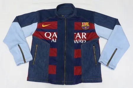 CR1424 Upcycled Denim Jacket