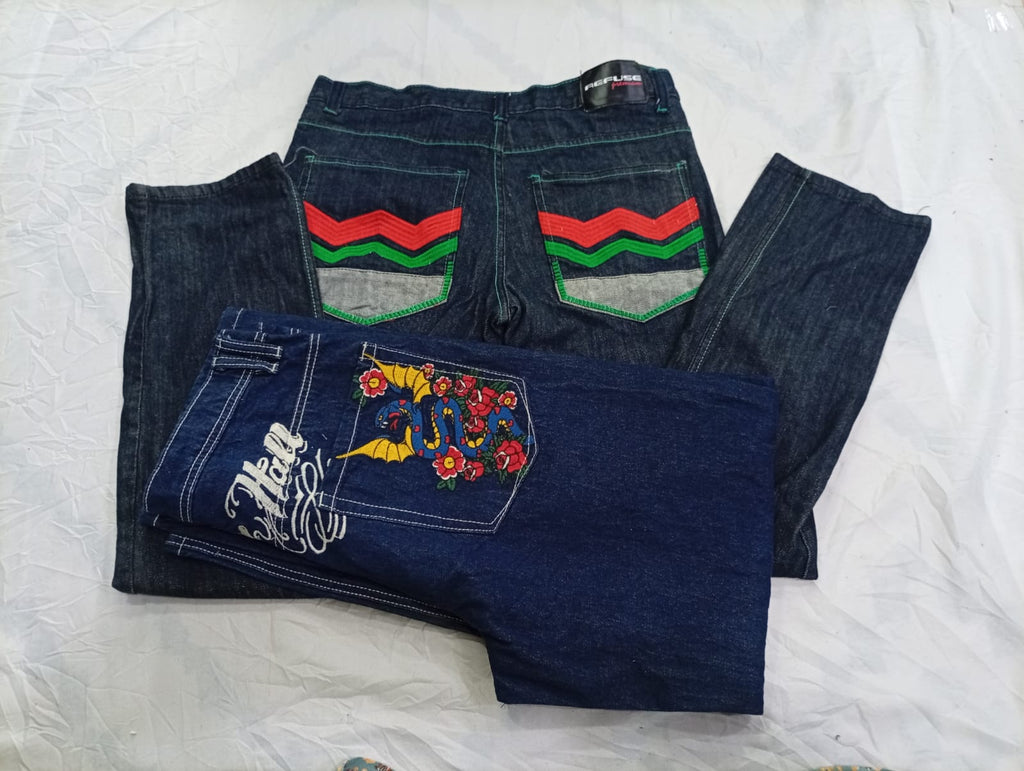 CR9836 Vintage Men’s Designer Jeans
