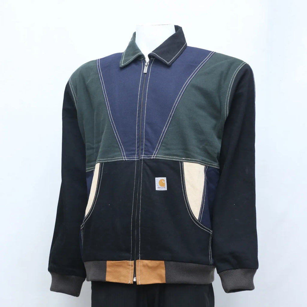 CR635 Upcycled Carhartt Color Block Jacket
