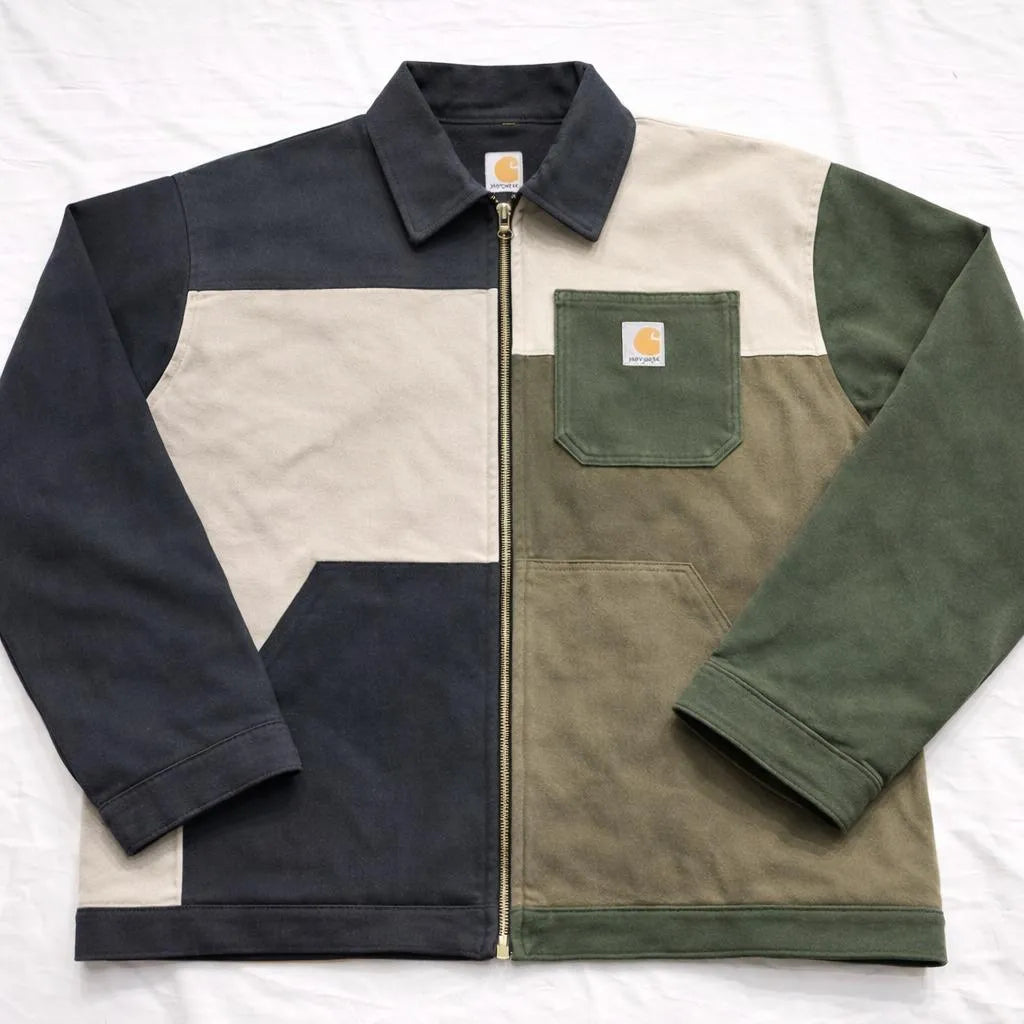 CR1064 Upcycled Men's Carhartt Patchwork Jacket