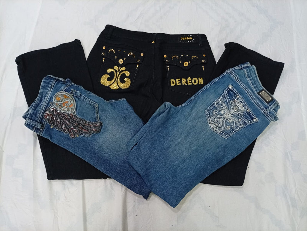 CR9843 Y2K Flare & Straight Jeans