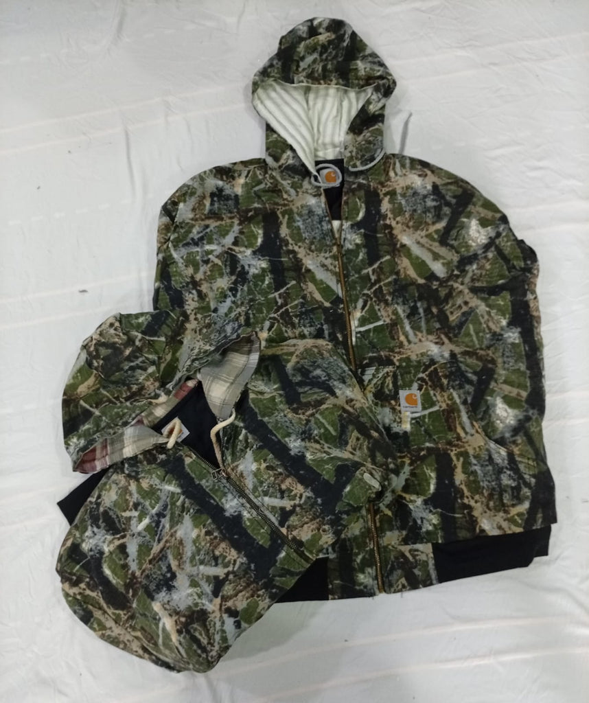 CR10961 Upcycled Carhartt Camo Jackets