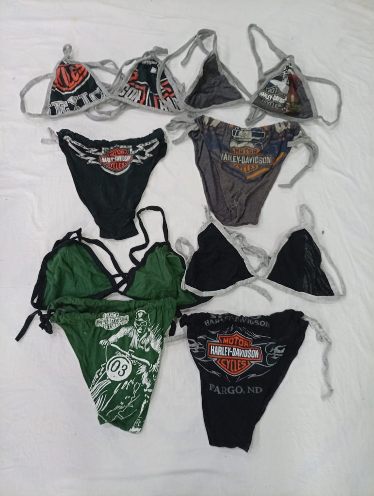 CR10127 Upcycled Harley Bikini