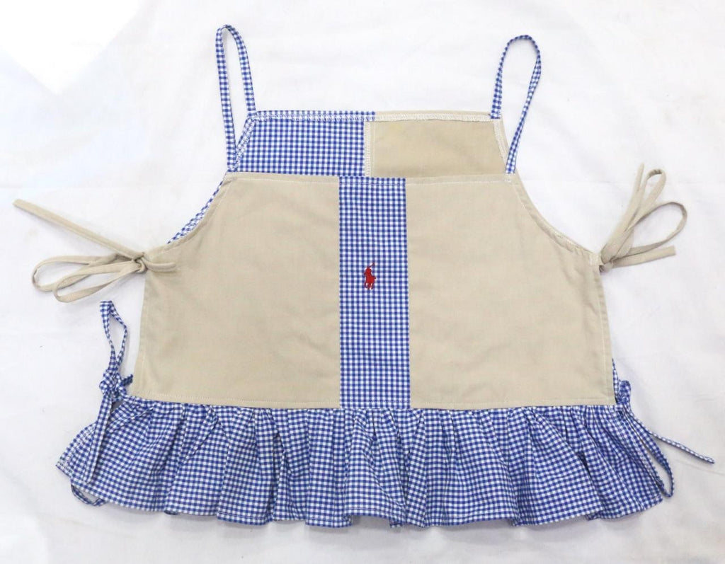 CR2025 UPCYCLED GINGHAM PANEL TWO-PIECE SET
