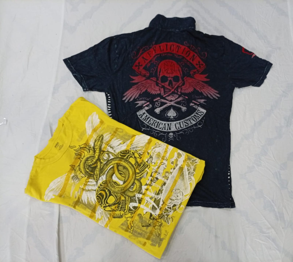 CR9783 Vintage Skull T-Shirts