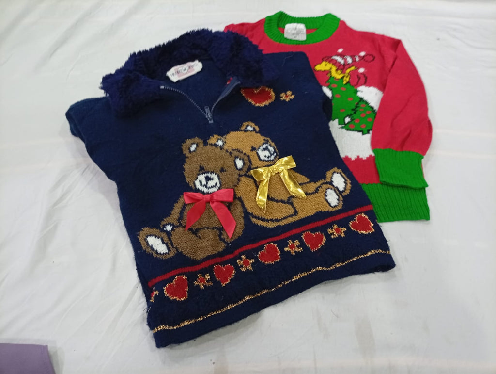 CR11149 Vintage Kids’ Christmas Sweaters