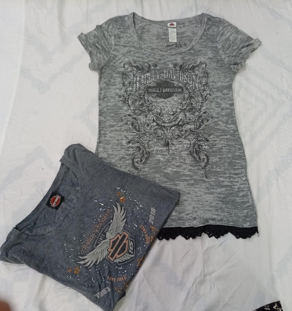 CR9828 Vintage Harley Baby Tees