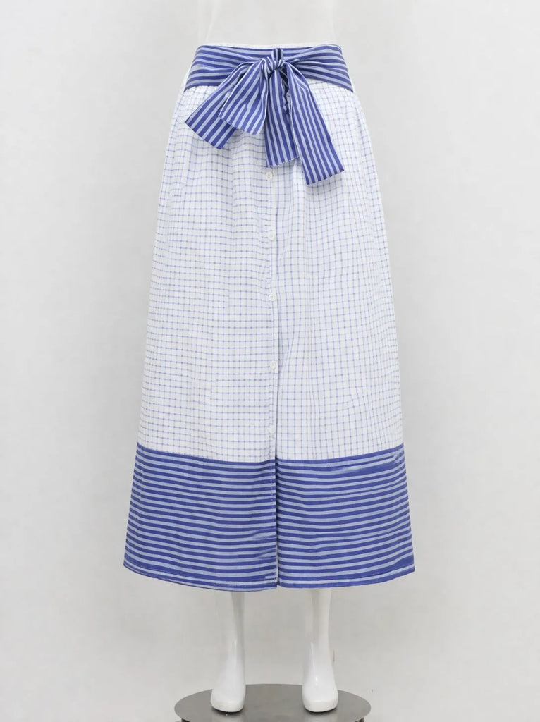 CR1478 Upcycled Maxi Skirt