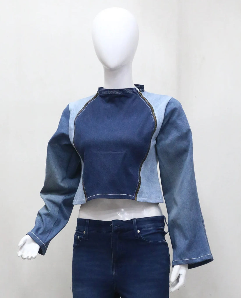 CR1475 Upcycled Crop Top
