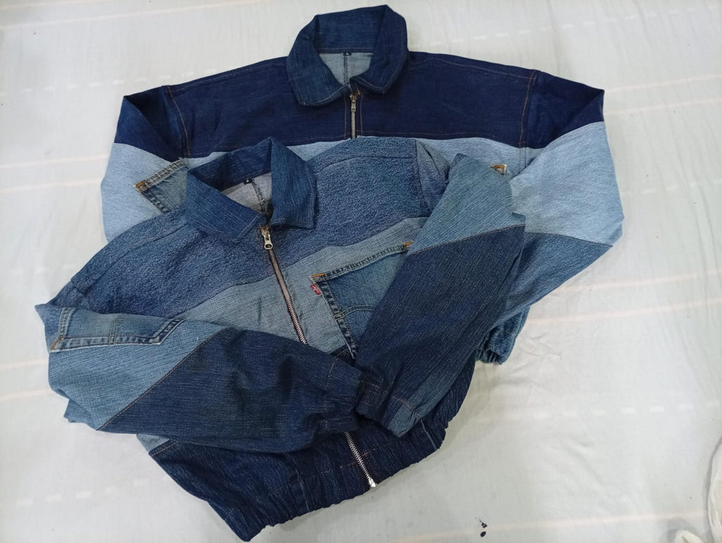CR10539 Upcycled Levi’s Cropped Jackets