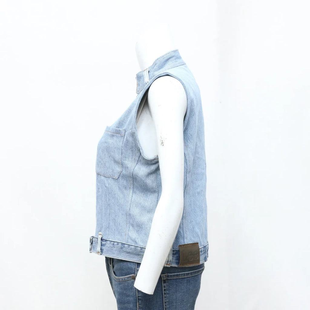 CR0040 Upcycled Denim Vest