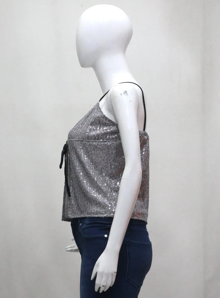 CR1509 Upcycled Sequin Camisole Top