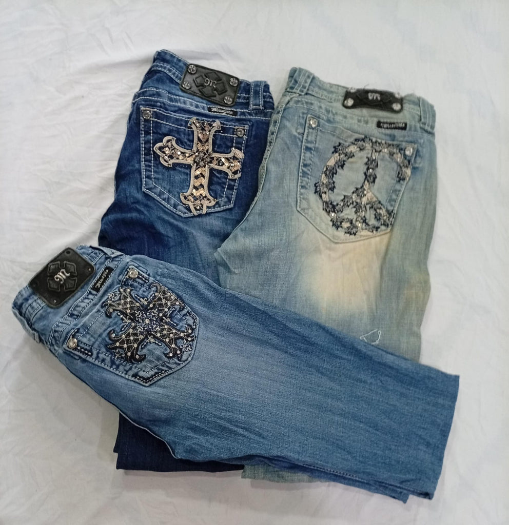 CR9454 Vintage Miss Me Flare & Straight Jeans