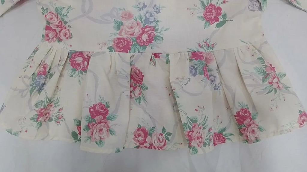 CR1465 Upcycled Peplum Top