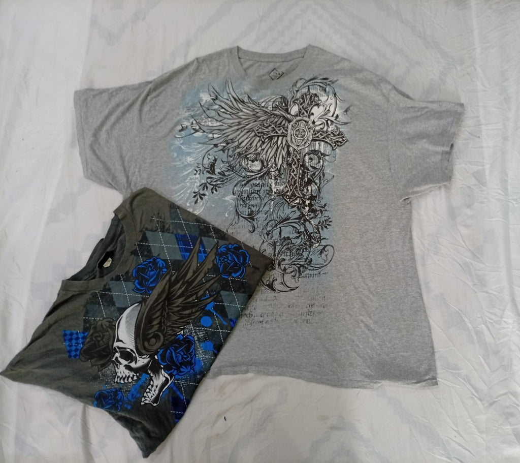 CR9798 Vintage Skull T-Shirts