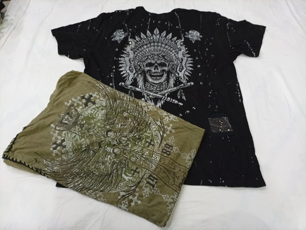 CR10415 Vintage Skull T-Shirts