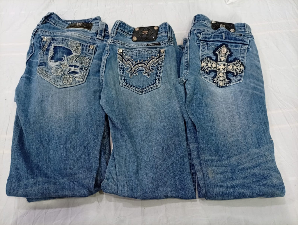 CR10450 Vintage Miss Me Flare and Straight-Leg Jeans