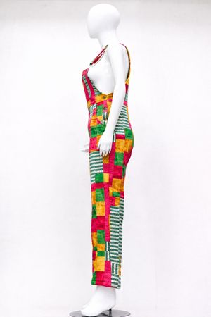 CR2115 Upcycled Patchwork Dungaree