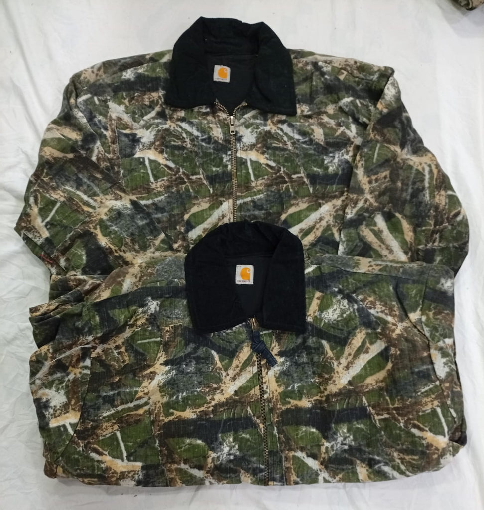 CR9444 Upcycled Carhartt Camo Jackets