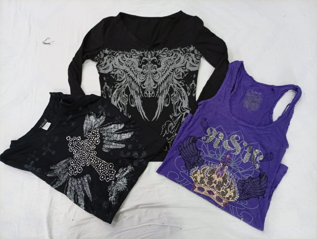 CR10052 Y2K Baby Tees