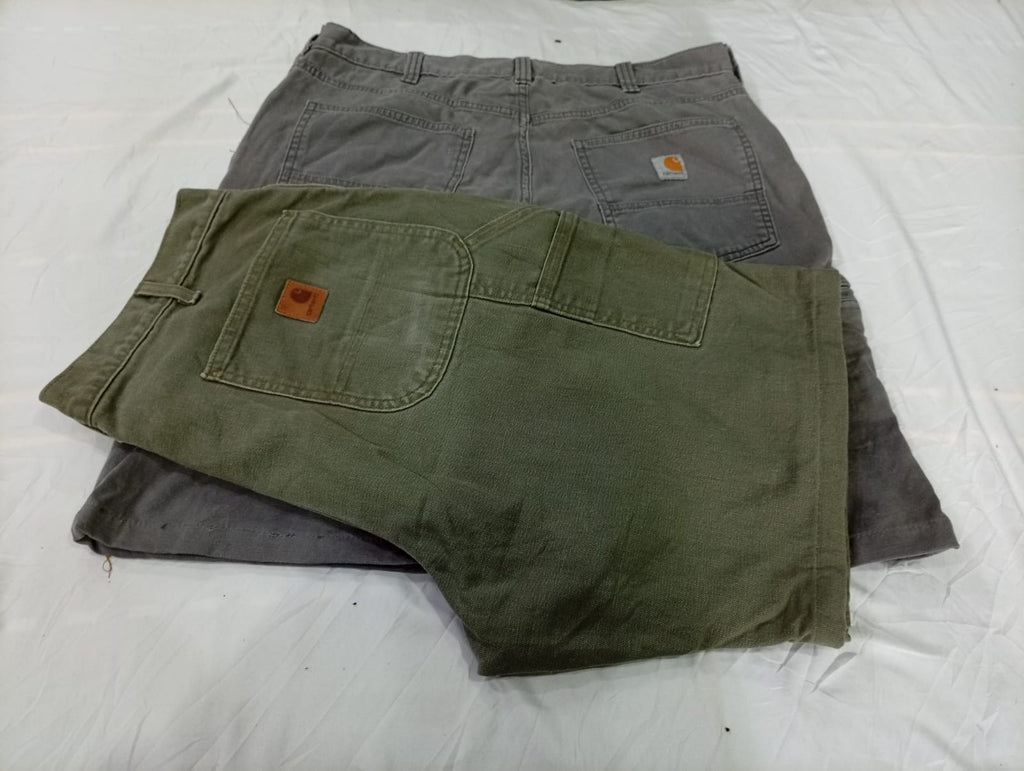 CR10982 Upcycled Carhartt Double-Knee Shorts