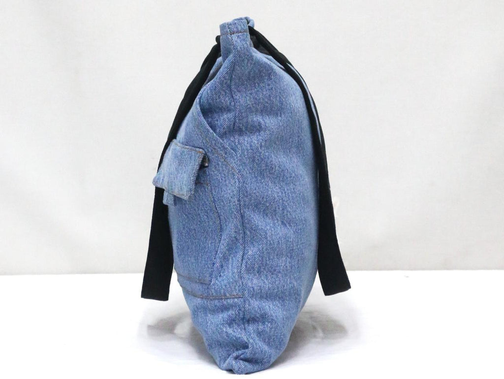 CR1812  UPCYCLED DENIM UTILITY TOTE BAG