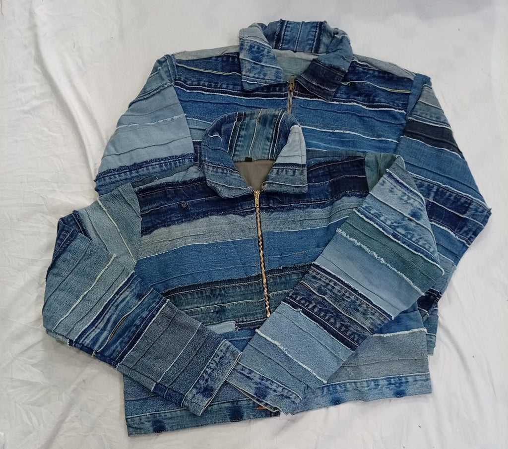 CR9408 Upcycled Levi's Belted Jackets