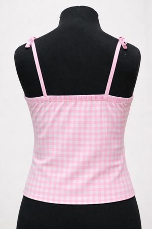 CR2113 Upcycled Button Cami Top