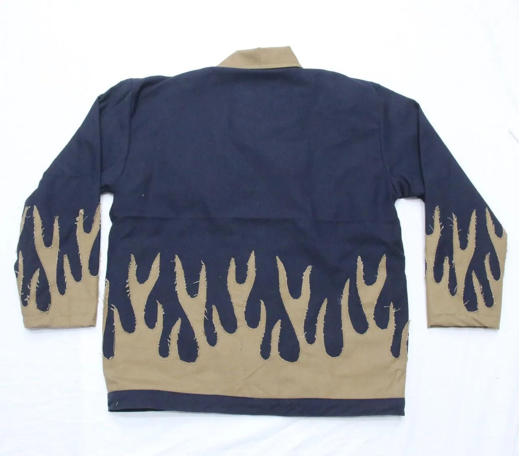 CR1205 Upcycled Flame Panel Work Jacket