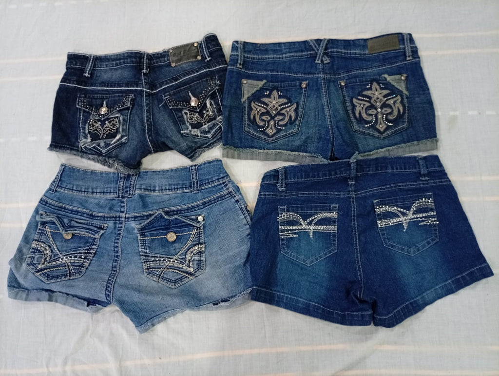 CR10639 Y2K Mini Denim Shorts