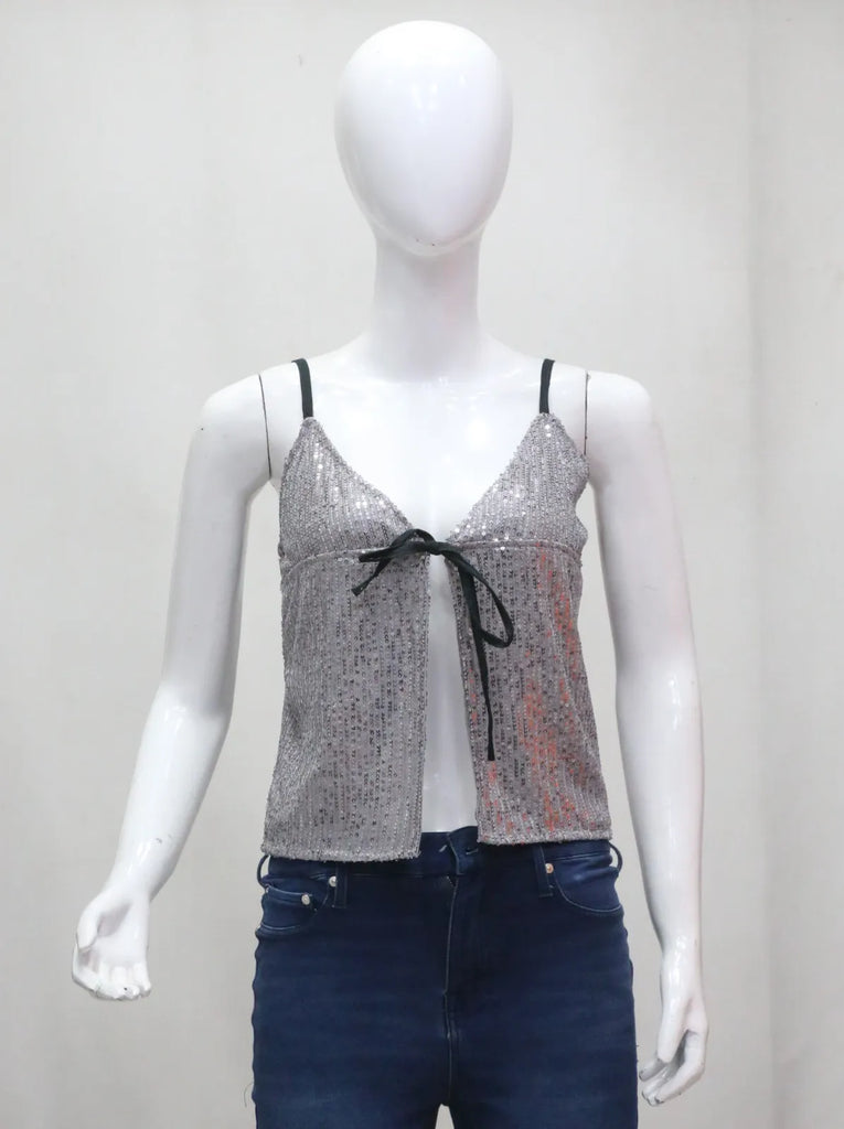 CR1509 Upcycled Sequin Camisole Top