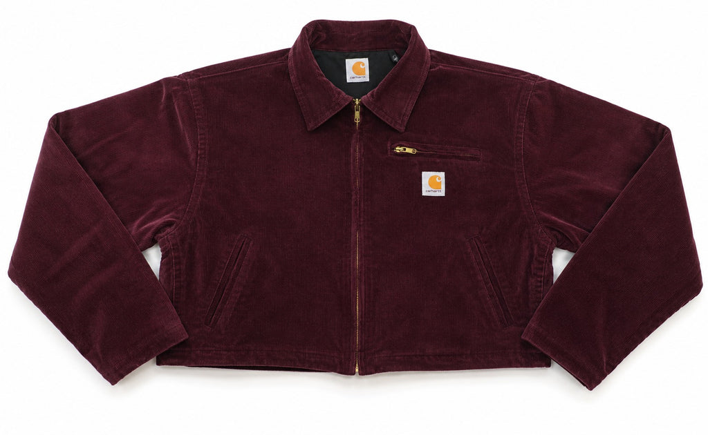 CR1992 UPCYCLED CORDUROY CROPPED ZIP JACKET