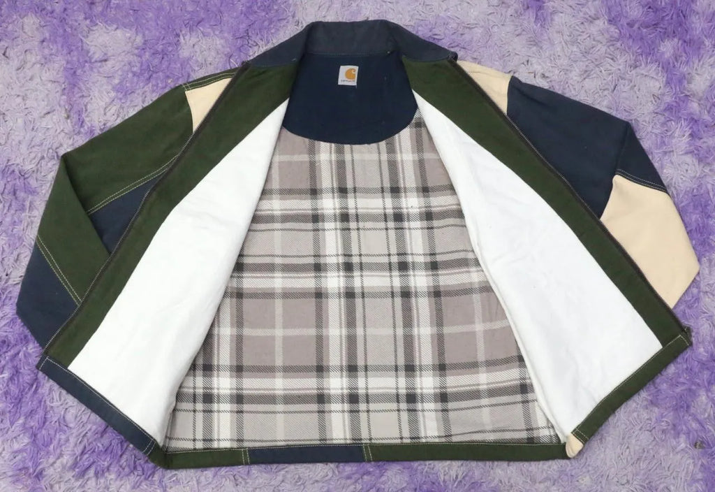 CR1469 Upcycled Block Panel Jacket
