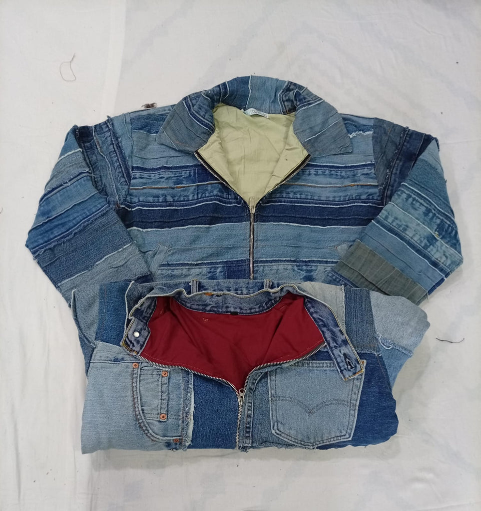 CR9541 Upcycled Levi's Mix Style Jackets