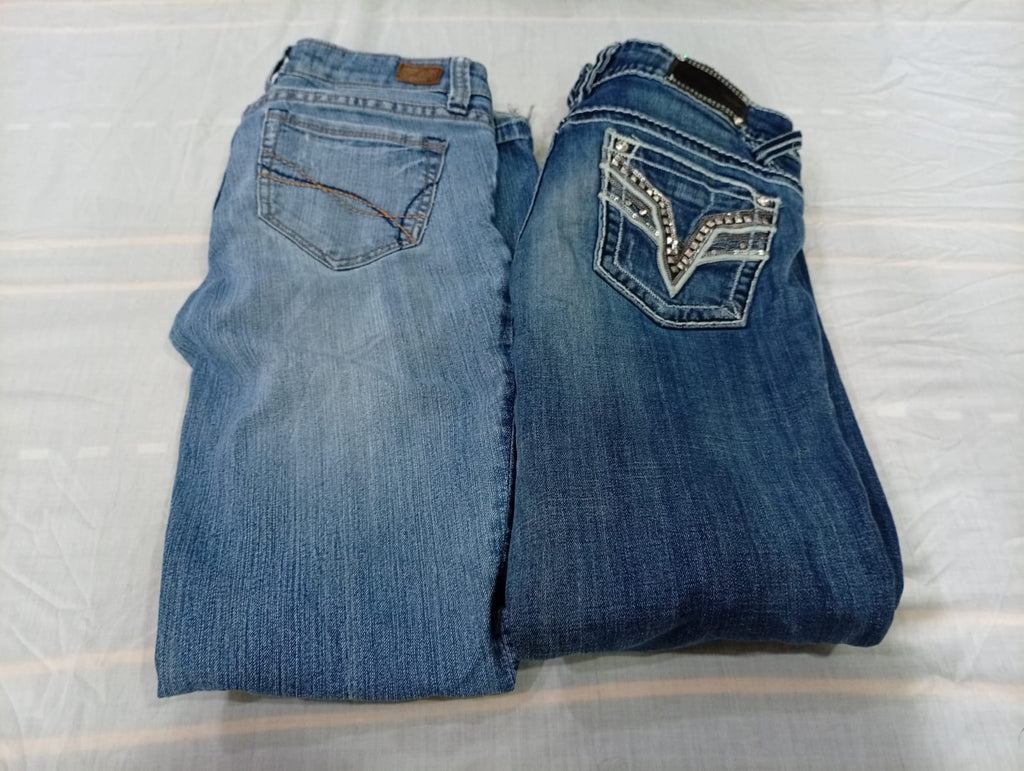 CR10747 Y2K Flare and Straight Jeans