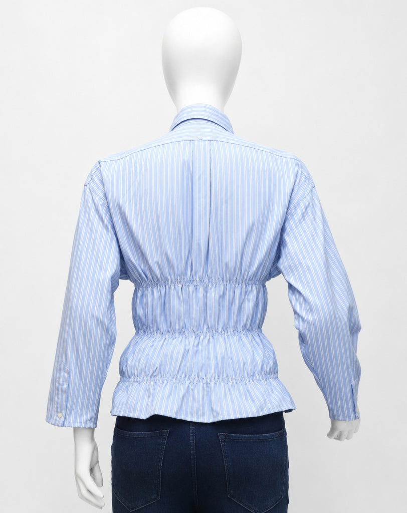CR1906 UPCYCLED SMOCKED SHIRT