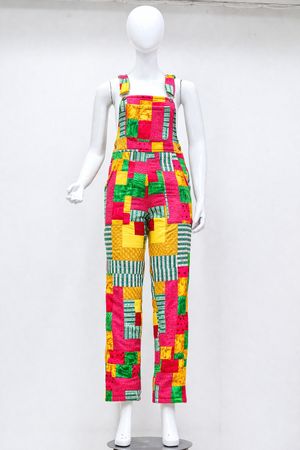 CR2115 Upcycled Patchwork Dungaree
