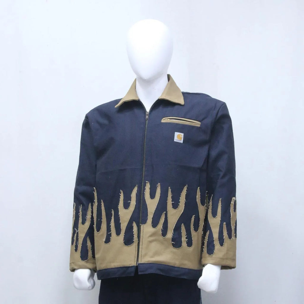 CR1205 Upcycled Flame Panel Work Jacket