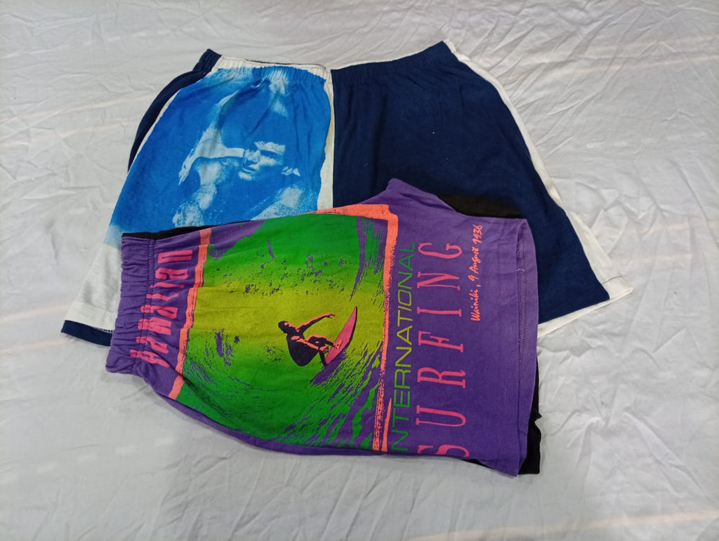 CR10914 Upcycled Printed Shorts