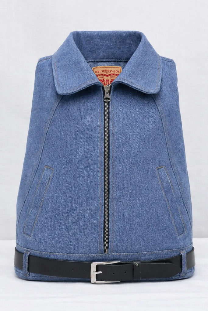 CR1503 Upcycled Denim Backpack